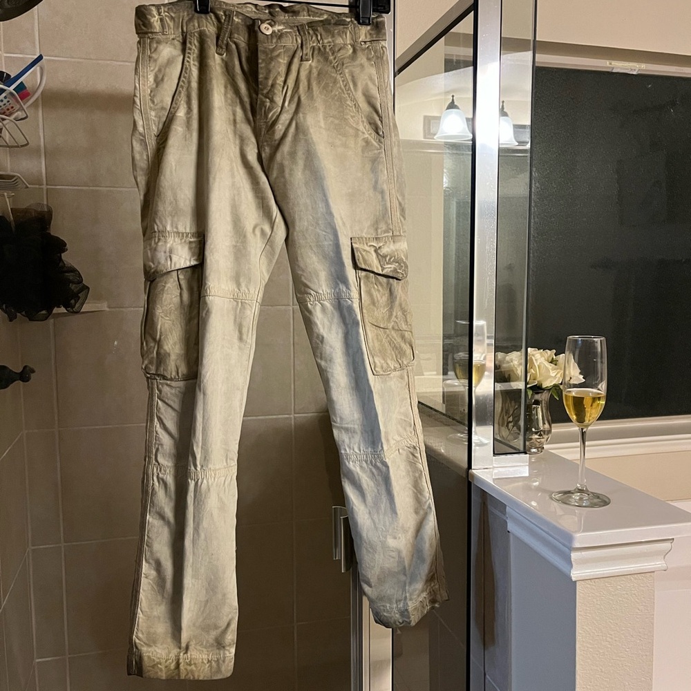 NSF Tan Straight Leg Pants with Classic Design